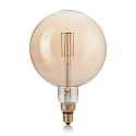 Bec dimabil de dimensiuni mari LED E27 VINTAGE XL 04W AMBRA 2200K