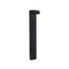 Stalp de iluminat exterior IP44 SIRIO PT2 H80 NERO