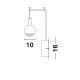 Pendule, Lustre suspendate - Pendul LED design ultra-modern BELAR