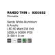 Plafoniere - Plafoniera LED 3000K moderna 60cm RANDO THIN alba