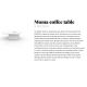 Mese - Masuta de cafea exterior / interior design modern premium MOMA COFFEE TABLE