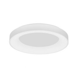 Plafoniere - Plafoniera LED 4000K moderna 60cm RANDO THIN alba