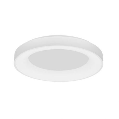 Plafoniere - Plafoniera LED 4000K moderna 60cm RANDO THIN alba