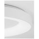 Plafoniere - Plafoniera LED 4000K moderna 60cm RANDO THIN alba