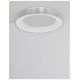 Plafoniere - Plafoniera LED 3000K moderna 60cm RANDO THIN argintiu