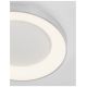 Plafoniere - Plafoniera LED 3000K moderna 60cm RANDO THIN argintiu