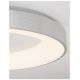 Plafoniere - Plafoniera LED 3000K moderna 60cm RANDO THIN argintiu