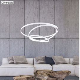 Candelabre, Lustre - Lustra moderna suspendata, diametru 80cm, LED dimabil DEA