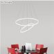 Candelabre, Lustre - Lustra moderna suspendata, diametru 60cm, LED DEA