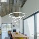 Candelabre, Lustre - Lustra moderna suspendata, diametru 60cm, LED dimabil DEA