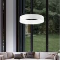 Lustra moderna suspendata LED 3000K 60cm RANDO alb