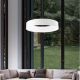 Lustra moderna suspendata LED 3000K 60cm RANDO alb