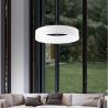 Lustra moderna suspendata LED 3000K 60cm RANDO alb