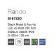 Pendule, Lustre suspendate - Lustra moderna suspendata LED 3000K 60cm RANDO negru