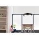 Pendule, Lustre suspendate - Lustra moderna suspendata LED 3000K 60cm RANDO negru