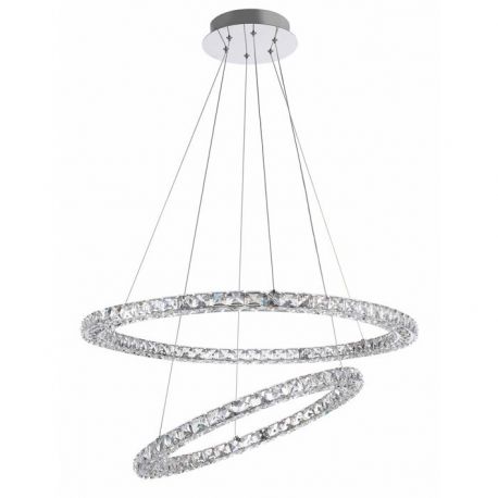 Candelabre, Lustre - Lustra LED suspendata cristal K9 Quentin