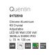 Candelabre, Lustre - Lustra LED suspendata cristal K9 Quentin