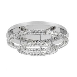 Lustre aplicate - Lustra LED aplicata cristal K9 Quentin 60cm