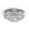 Lustra LED aplicata cristal K9 Quentin 40cm