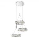 Lustra cu 3 pendule LED design modern Corona