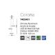 Pendule, Lustre suspendate - Lustra cu 3 pendule LED design modern Corona