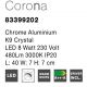 Aplice, corpuri de iluminat pentru pereti - Aplica LED design modern Corona