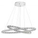 Lustra LED ovala cristal Celine 85x42cm