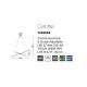 Candelabre, Lustre - Lustra LED ovala cristal Celine 85x42cm