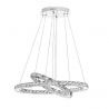 Lustra LED ovala cristal Celine 66x44cm