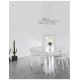 Candelabre, Lustre - Lustra LED ovala cristal Celine 66x44cm