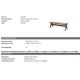 Banchete-Tabureti - Banca design vintage Arnaud, maro