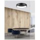 Plafoniere - Lustra moderna aplicata LED 3000K 60cm RANDO negru
