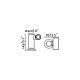 Stalpi - Mini stalp LED cu proiector directionabil IP65 SPY-1