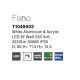 Plafoniere - Plafoniera LED moderna Fano 80cm