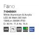 Plafoniere - Plafoniera LED moderna Fano 40cm