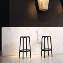 Set de 4 Scaune inalte / Tabureti de bar exterior / interior design modern premium BROOKLYN COUNTER STOOL H-66cm