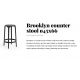 Bar lounge - Set de 4 Scaune inalte / Tabureti de bar exterior / interior design modern premium BROOKLYN COUNTER STOOL H-66cm