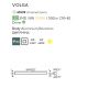 Iluminat pentru baie - Aplica LED pentru oglinda baie moderna IP44 VOLGA 18W
