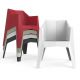 Scaune - Set de 4 Scaune cu brate ultra-moderne de exterior / interior design premium VOXEL ARMCHAIR