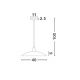Pendule, Lustre suspendate - Lustra, Pendul design clasic Vicino 40cm