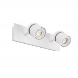 Aplice cu Spot - Aplica cu 2 spoturi directionabile design minimalist COCO alba