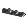 Aplica cu 3 spoturi directionabile design minimalist COCO neagra