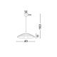 Pendule, Lustre suspendate - Lustra, Pendul design modern Shell 40cm