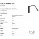 Aplice, corpuri de iluminat pentru pereti - Aplica moderna cu reader FLIN LED Black