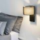 Aplice, corpuri de iluminat pentru pereti - Aplica moderna FOLD Black