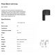 Aplice, corpuri de iluminat pentru pereti - Aplica moderna FOLD Black