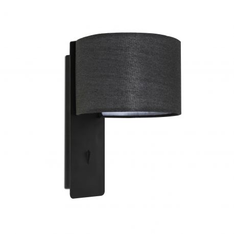Aplice, corpuri de iluminat pentru pereti - Aplica moderna FOLD Black