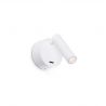 Aplica moderna cu reader LED design minimalist BOC alba