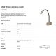 Aplice, corpuri de iluminat pentru pereti - Aplica moderna cu reader LED LEAD Bronze
