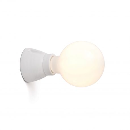 Aplice, corpuri de iluminat pentru pereti - Aplica minimalista perete/ tavan design modern KERA alba